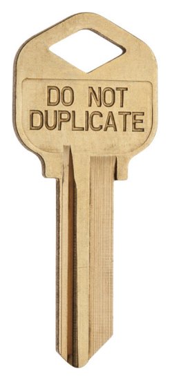 (image for) House/Office Key Blank Single For Control Deadbolts