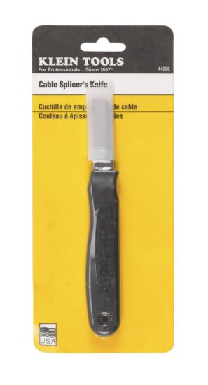 (image for) 6.2 in. Cable Splicer's Knife Black 1 pk