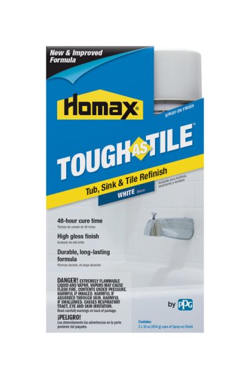 (image for) Tough As Tile Gloss White Bathtub and Tile Refinishing Kit