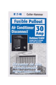 (image for) Cutler-Hammer 30 amps Fusible AC Disconnect