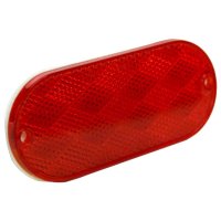 (image for) Red Rectangular Reflector 2 pk