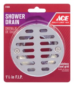 (image for) 1-1/2 in. Dia. Stainless Steel Shower Drain