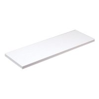 (image for) 8 in. H x 8 in. W x 48 in. D White Melatex Laminate