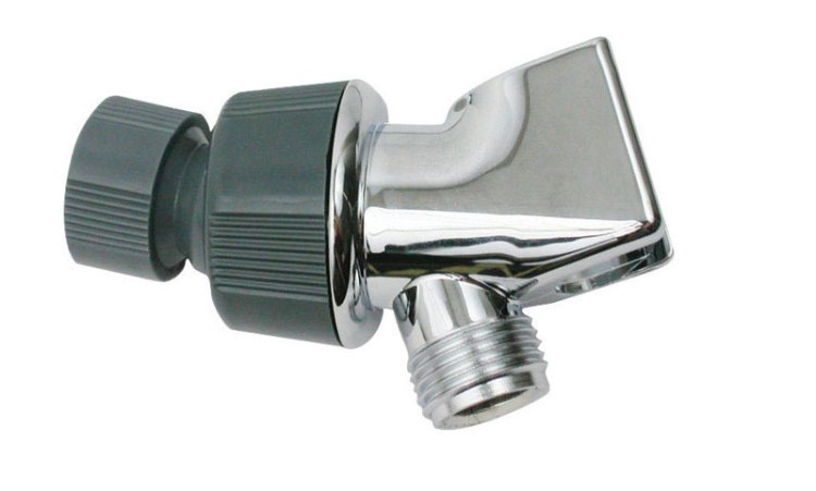 (image for) Chrome Plastic Shower Arm Mount