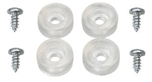 (image for) 0.75 in. H x 3/4 in. W Clear Frameless Shower Door Bu