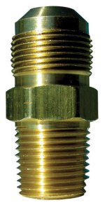 (image for) 15/16 in. Flare x 1/2 in. Dia. Male Brass Gas Adapter