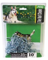 (image for) Silver Chain Lead Steel Dog Leash Small/Medium
