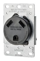 (image for) 30 amps 125 volt Black Outlet TT-30R 1 pk