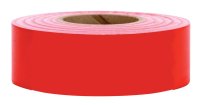 (image for) 300 ft. L x 1.2 in. W Plastic Flagging Tape Red