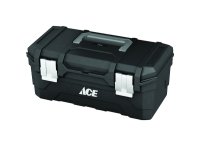 (image for) 16 in. Plastic Tool Box 9.25 in. W x 10.5 in. H Black