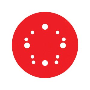 (image for) 5 in. Ceramic Blend Hook and Lock Sanding Disc 150 Grit V