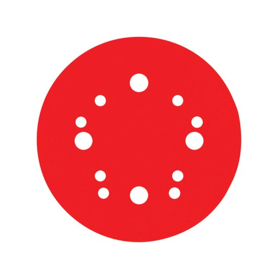 (image for) 5 in. Ceramic Blend Hook and Lock Sanding Disc 150 Grit V