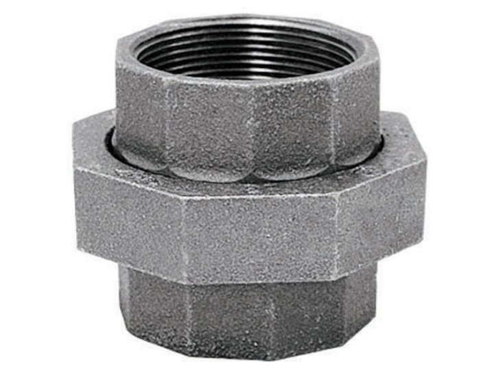 (image for) 1 in. FPT x 1 in. Dia. FPT Galvanized Malleable Iron