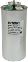 (image for) 70/5 MFD, 440/370 VAC ROUND MOTOR RUN CAPACITOR,