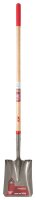 (image for) Steel 9 in. W x 57.75 in. L Square Point Shovel Wood