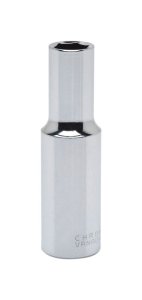(image for) Crescent 13 mm X 1/2 in. drive Metric 6 Point Deep Socket 1 pc