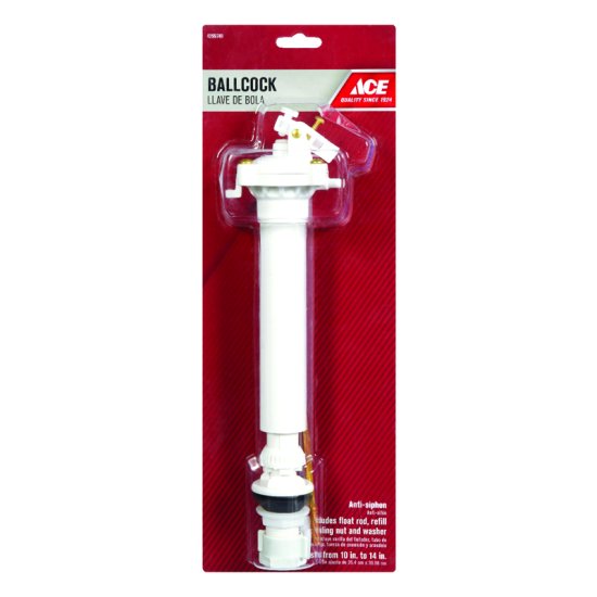 (image for) Adjustable Ballcock White Plastic