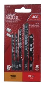 (image for) High Carbon Steel Universal Jig Saw Blade Set 5 pk