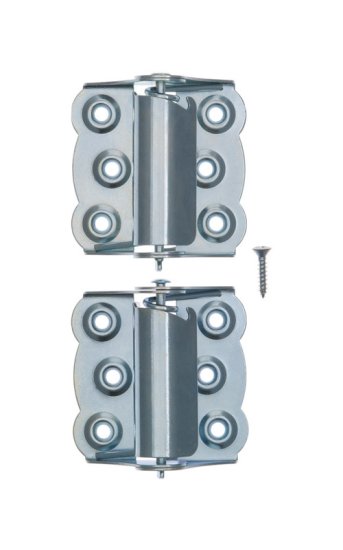 (image for) 2-3/4 in. L Zinc-Plated Screen/Storm Self Closing Hinge 2 pk
