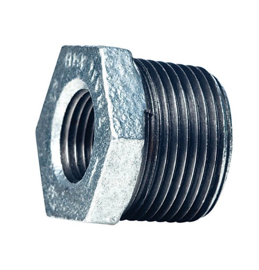 (image for) 2-1/2 in. MPT x 1-1/2 in. Dia. FPT Galvanized Mallea