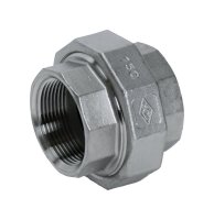 (image for) 1 in. FPT x 1 in. Dia. FPT Stainless Steel Union