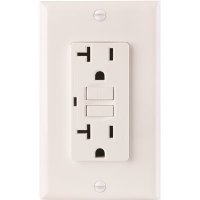 (image for) GFCI 20 Amp 120-Volt White