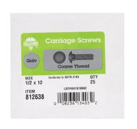 (image for) 1/2 in. Dia. x 12 in. L Hot Dipped Galvanized Steel Carr