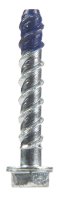 (image for) 1/4 in. Dia. x 1-3/4 in. L Zinc-Plated Steel Wedge Bit 1