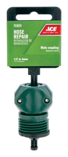 (image for) 1/2 in. Nylon/ABS Threaded Male Hose Mender Clamp