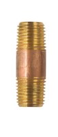 (image for) 1/4 in. MPT x 1/4 in. Dia. x 1-1/2 in. L MPT Brass Nipple