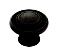 (image for) Inspirations Round Cabinet Knob 1-5/16 in. Dia. 1 in. An