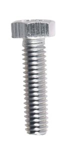 (image for) 5/16 in. Dia. x 1-1/4 in. L Zinc Plated Steel Hex Bolt 1