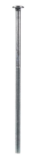 (image for) 3/8 in. Dia. x 10 in. L Zinc-Plated Steel Carriage Bolt
