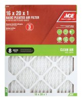 (image for) 16 in. W x 20 in. H x 1 in. D Merv 8 Pleated Air Filter 12-Pk