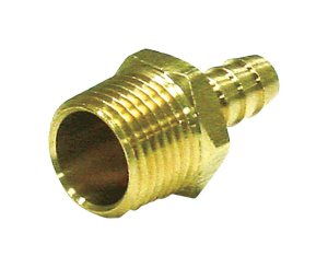 (image for) Brass 1/8 in. Dia. x 3/8 in. Dia. Adapter 1 pk
