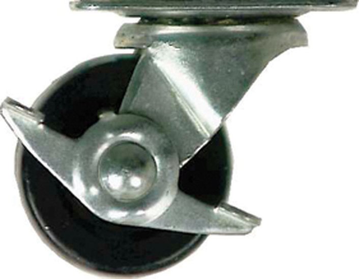 (image for) 2 in. Dia. Swivel Soft Rubber Caster 90 lb. 1 pk