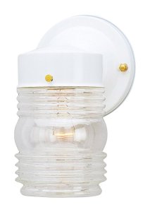 (image for) Patina White Switch Incandescent Wall Lantern