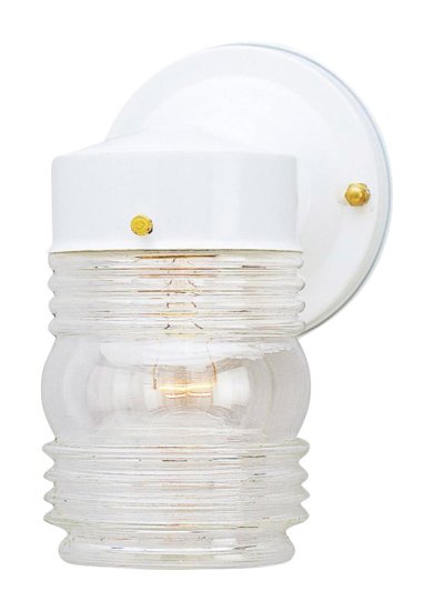 (image for) Patina White Switch Incandescent Wall Lantern