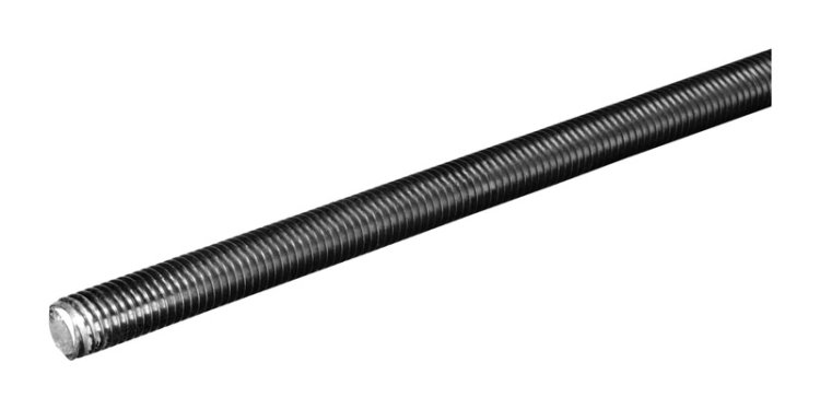 (image for) 1/4-20 in. Dia. x 36 in. L Steel Threaded Rod