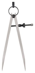 (image for) 7-1/8 in. L x 2-19/32 in. W Divider Caliper 6 in. Silver 1 pc.