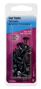 (image for) No. 10 x 5/8 in. L Blue Steel Cut Tacks 2 pk
