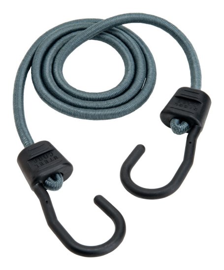 (image for) Keeper Gray Bungee Cord 48 in. L X 0.374 in. 1 pk