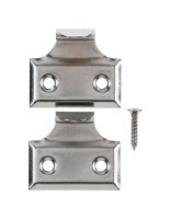 (image for) 1.5 in. L Chrome Chrome Universal Hook Sash Lift 2 pk