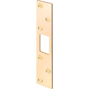 (image for) 6 in. H x 1.125 in. L Brass-Plated Steel Security Str