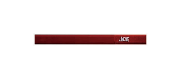 (image for) 7 in. L x 0.5 in. W Carpenter Pencil Red Wood 1 pc.