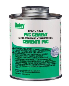 (image for) Heavy Duty Clear Cement For PVC 32 oz.