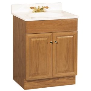 (image for) Oak Vanity Combo 24 in. x 31 in. x 18 in.