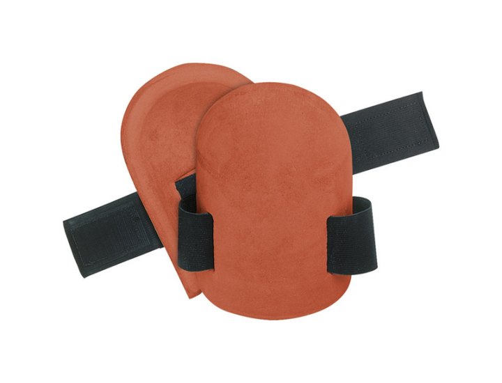 (image for) Work Gear 7.3 in. L x 4.8 in. W Rubber Knee Pads Red