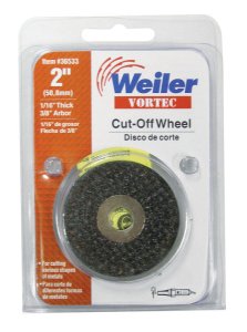 (image for) Vortec 2 in. Dia. x 3/8 in. Aluminum Oxide Cut-Off Wheel