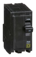 (image for) QO 20 amps Plug In 2-Pole Circuit Breaker